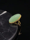 Gold Plated Stainless Steel Crystal Ring