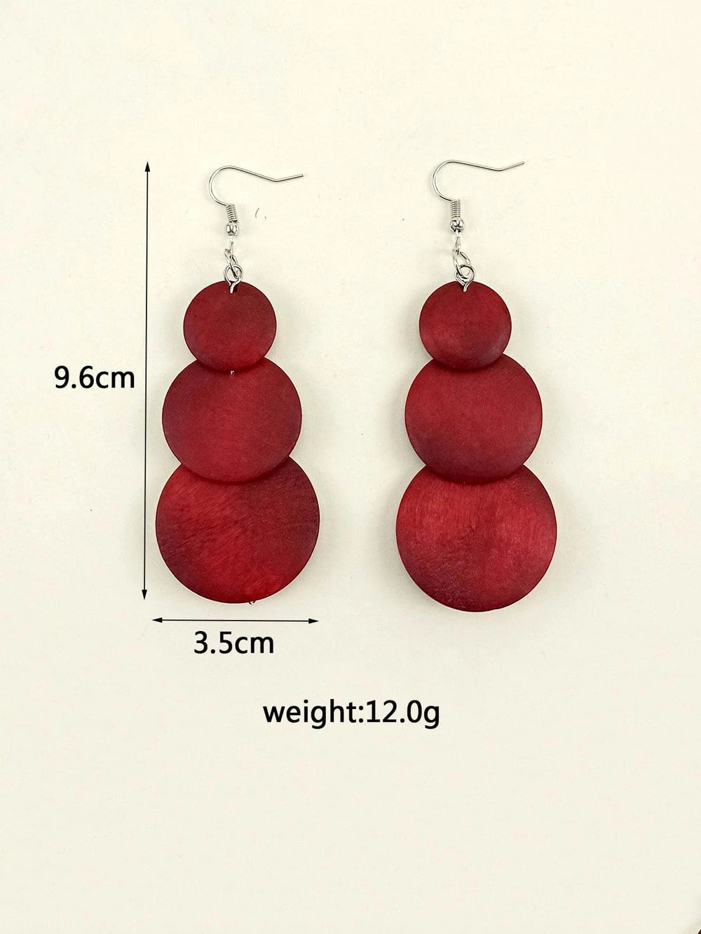 Round Drop Earrings