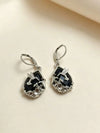Vintage Teardrop Hummingbird Earrings