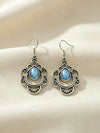 Vintage Bohemian Green Teardrop Earrings