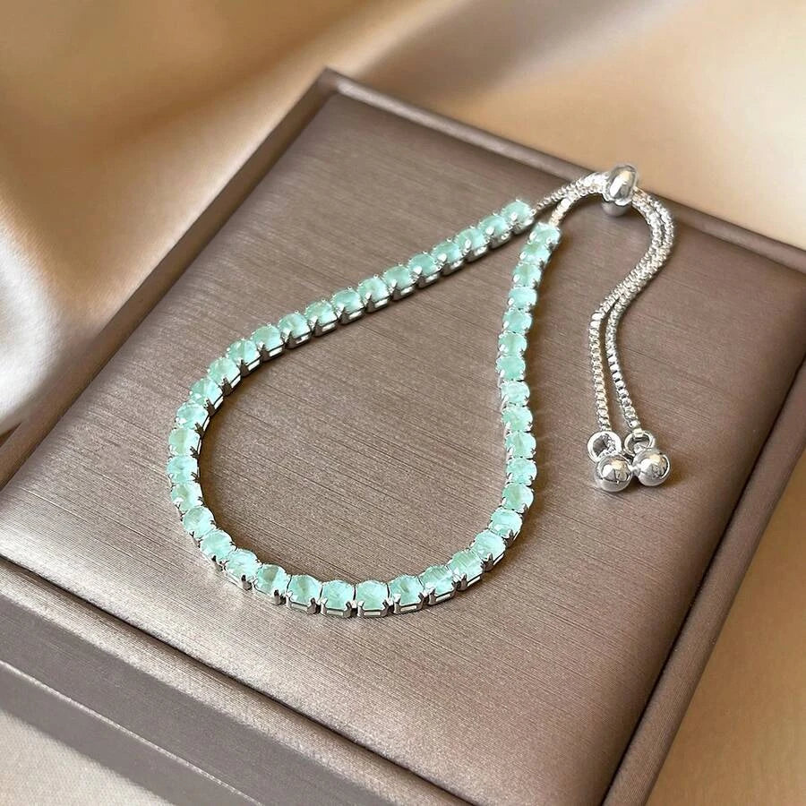 Andkiss Cubic Zirconia Decor Bracelet