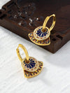 Colorful Enamel Clover Earring Studs