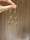 Personalized Vintage Spiral Earrings