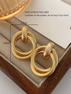 Geometric Twisted Wire Earrings