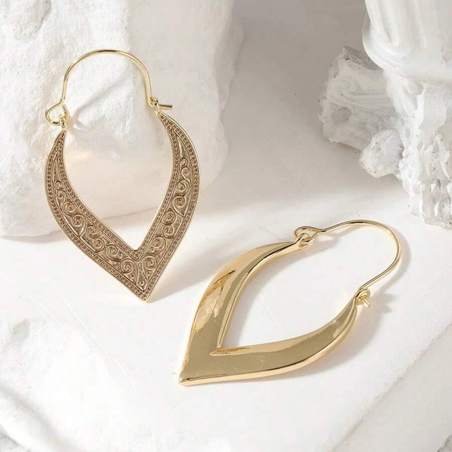 Classic Copper Hoop Earrings