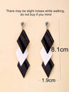 Korean Retro Leaf Tassel Earrings