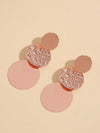 Circular Wave Pattern Fashion Earrings