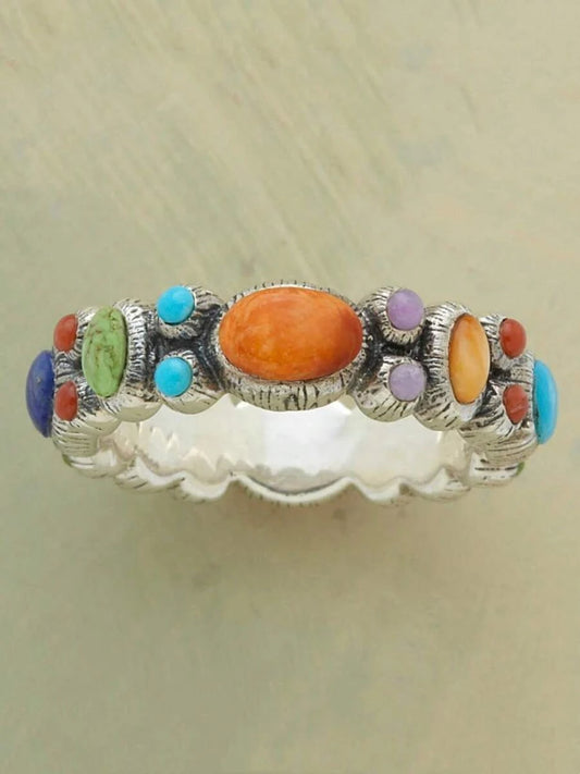 Vintage Bohemian Silver Ring