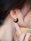 Vintage Round Hoop Earrings