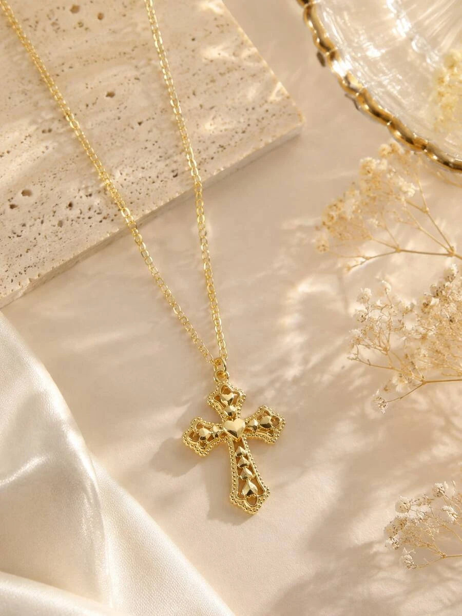 Gold Cross Necklace
