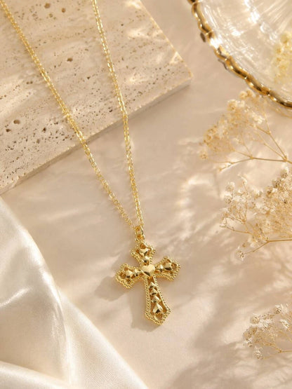 Gold Cross Necklace
