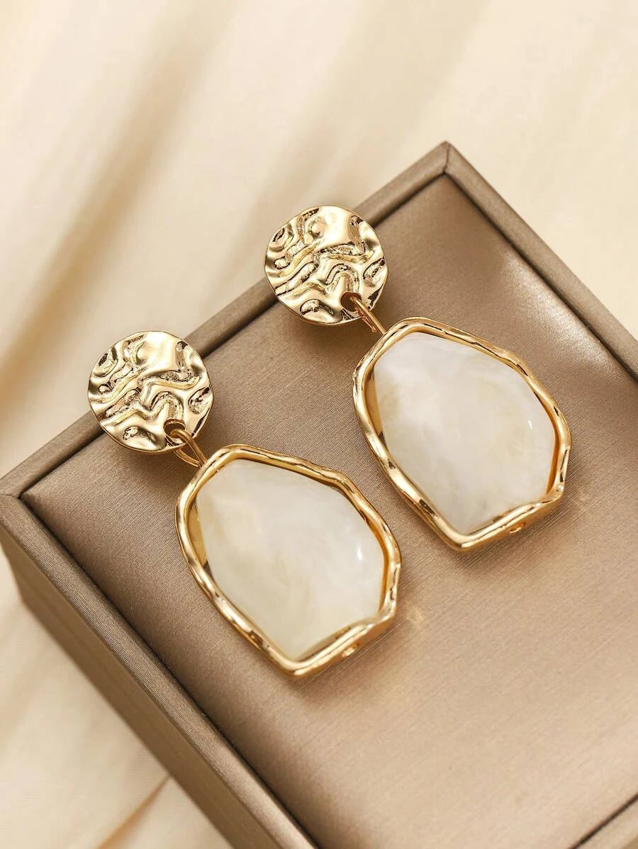 Bohemian Resin Drop Earrings