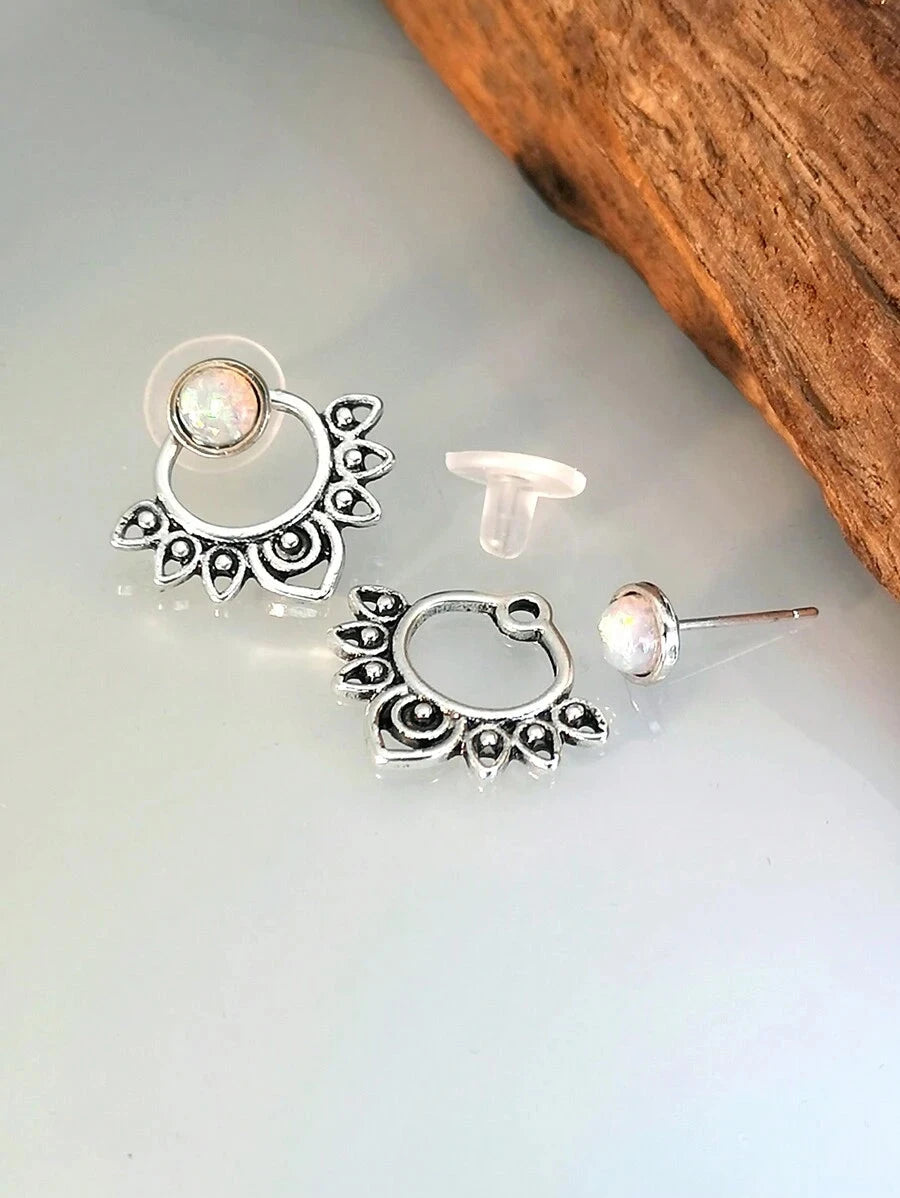 Minimalist Crystal Stud Earrings