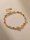 Cubic Zirconia Decor Bracelet