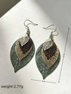 Bohemian Gold Hollow Leaf Earrings