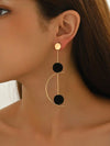 Retro Geometric Rotatable Drop Earrings