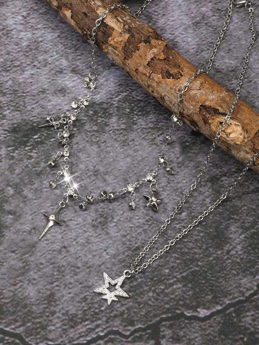 Vintage Gothic Thorn Rose Choker Set