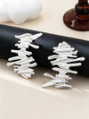 Asymmetrical Hollow Metal Earrings