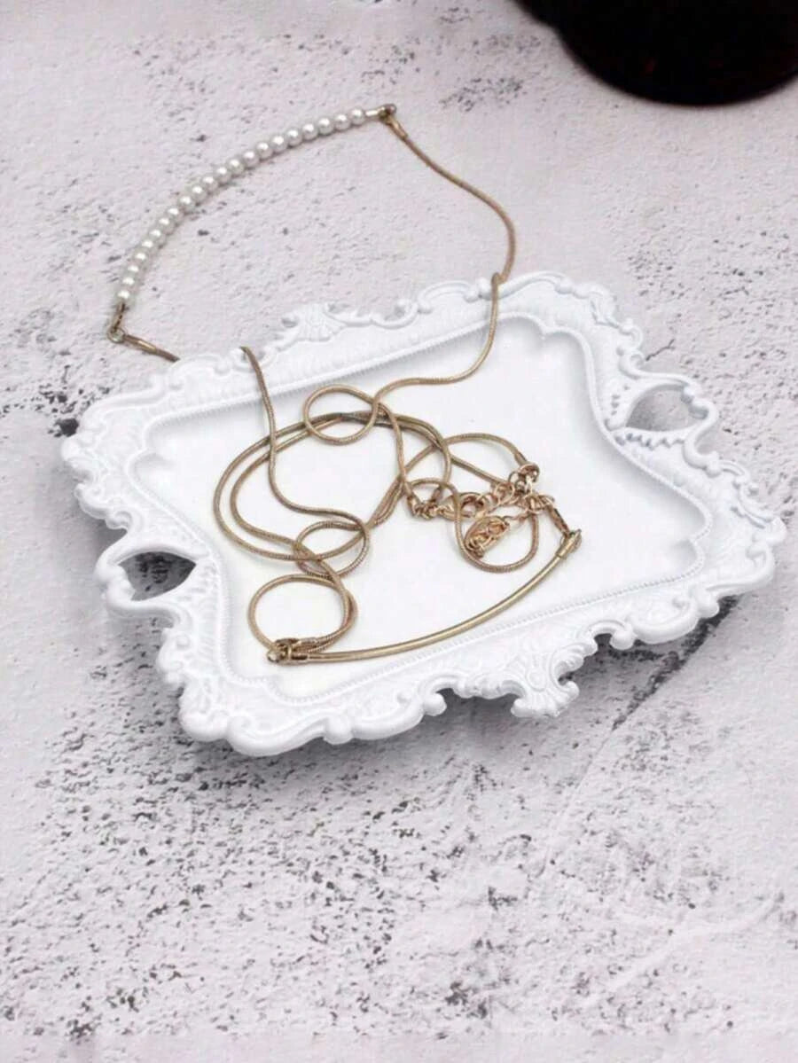 Vintage Gold Jewelry Tray