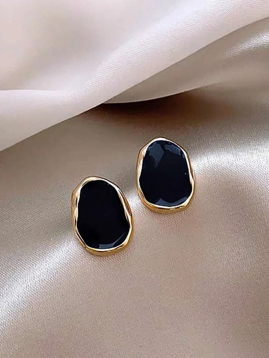 Minimalist Asymmetrical Geometric Earrings