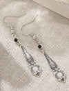 Handmade Vintage Bohemian Silver Dangle Earrings