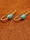 Vintage Bohemian Geometric Faux Opal Earrings