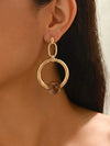 Vintage Geometric Long Earrings