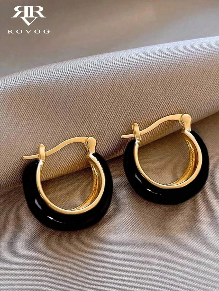 Vintage Round Hoop Earrings