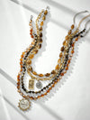 Bohemian Multi-Layer Beaded Beach Necklace
