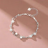 Sterling Silver Star Bead Bracelet