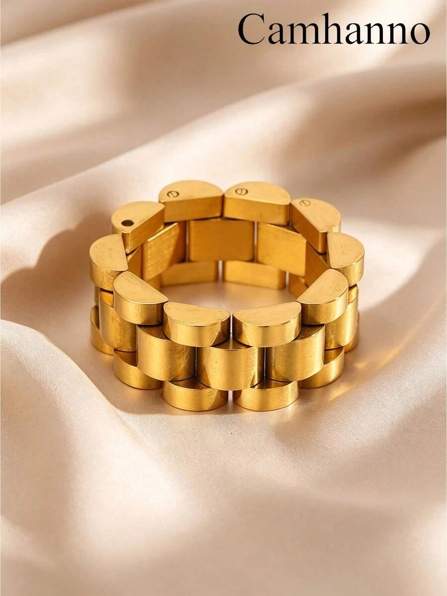 Gold Plated Stainless Steel Ring