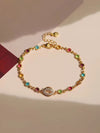 Cubic Zirconia Decor Bracelet