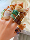 Chunky Resin Ring Set