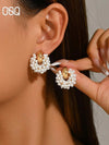 Handmade Bohemian Faux Crystal Earrings