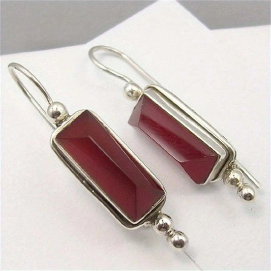 Minimalist Rectangular Dangle Earrings