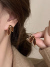 French Gradient Blue Earrings