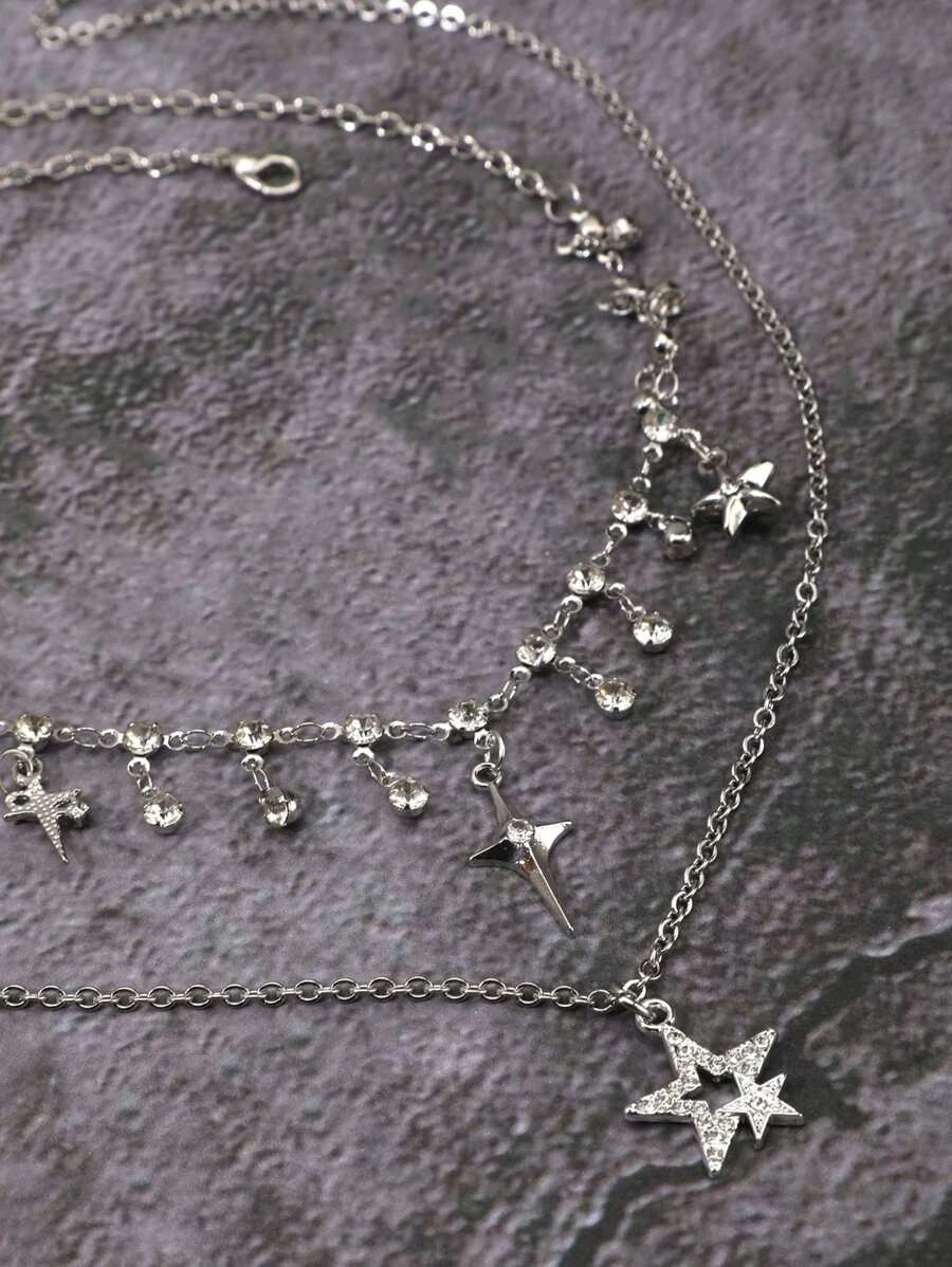Vintage Gothic Thorn Rose Choker Set