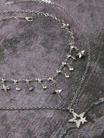 Vintage Gothic Thorn Rose Choker Set