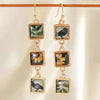 Vintage Artistic Style Multi-Layer Sunflower Earrings