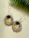 Vintage Klimt The Kiss Art Earrings
