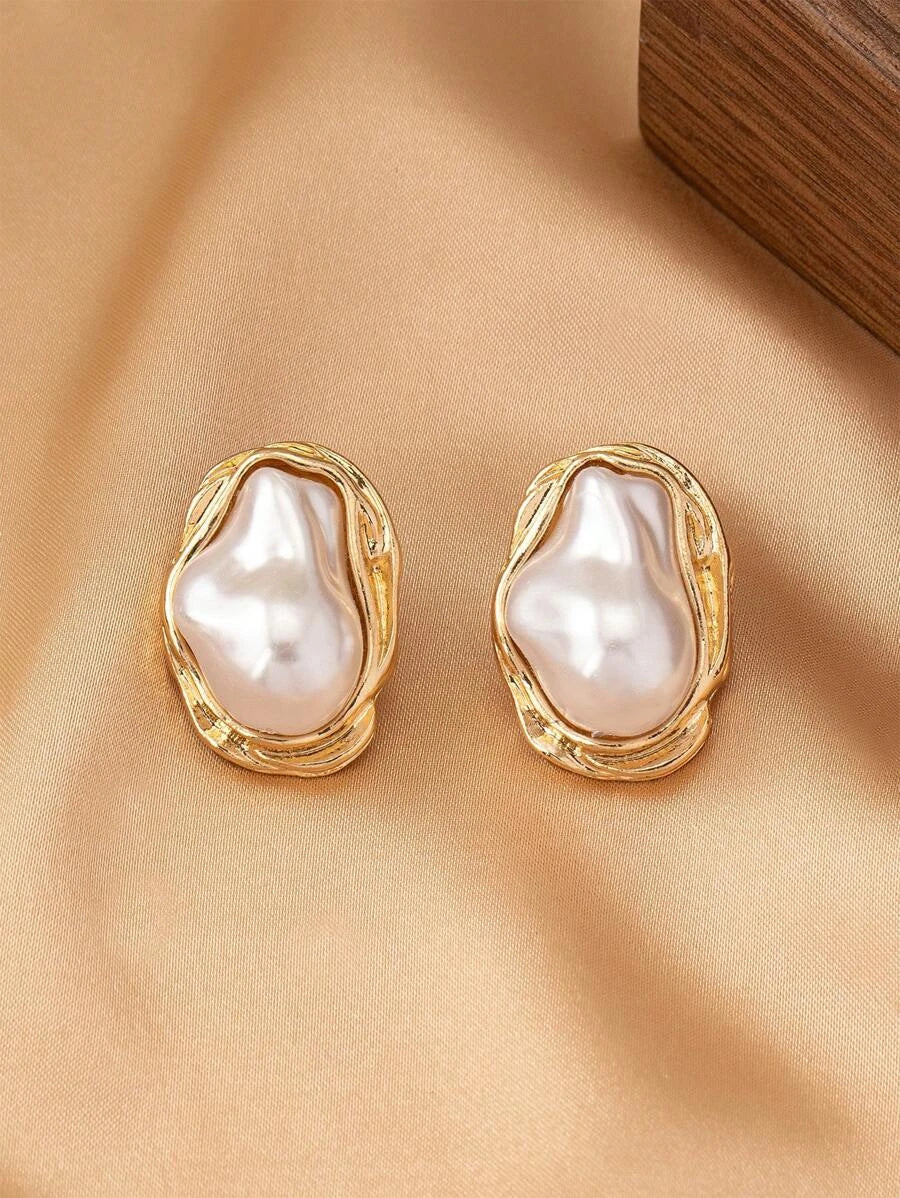 Vintage Pearl Drop Earrings