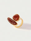 Glisma Gold Plated Vintage Ring