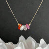 Cancer Zodiac Crystal Collarbone Necklace