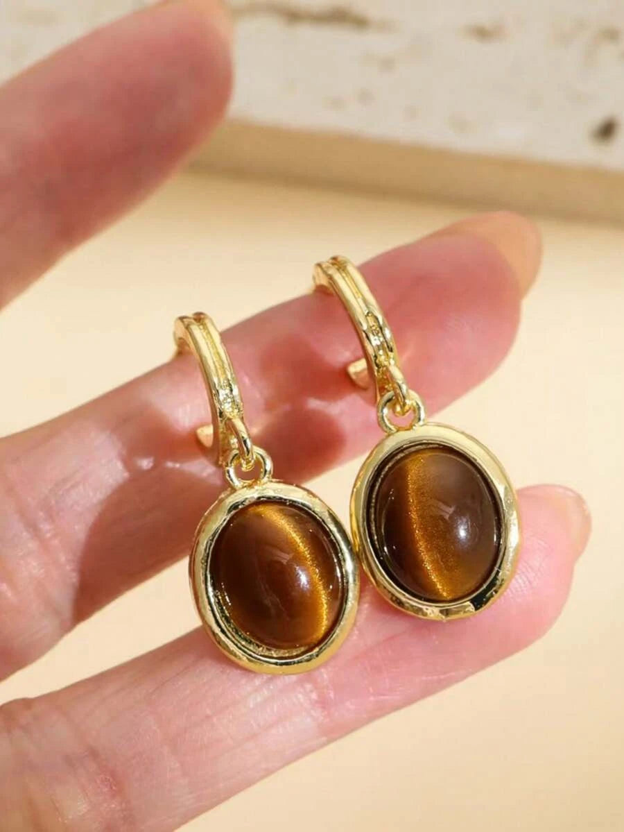 Vintage C Shape Earrings