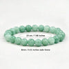 Natural Green Jade Beaded Bracelet
