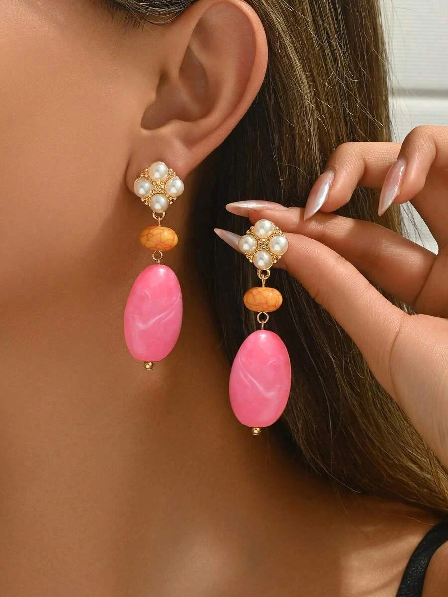 Bohemian Gold Drop Earrings