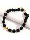 Colorful Square Resin Bead Necklace