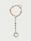 Glisma 18K Gold-Plated Beaded Finger Chain