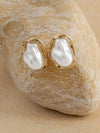 Vintage Elegant Pearl Stud Earrings