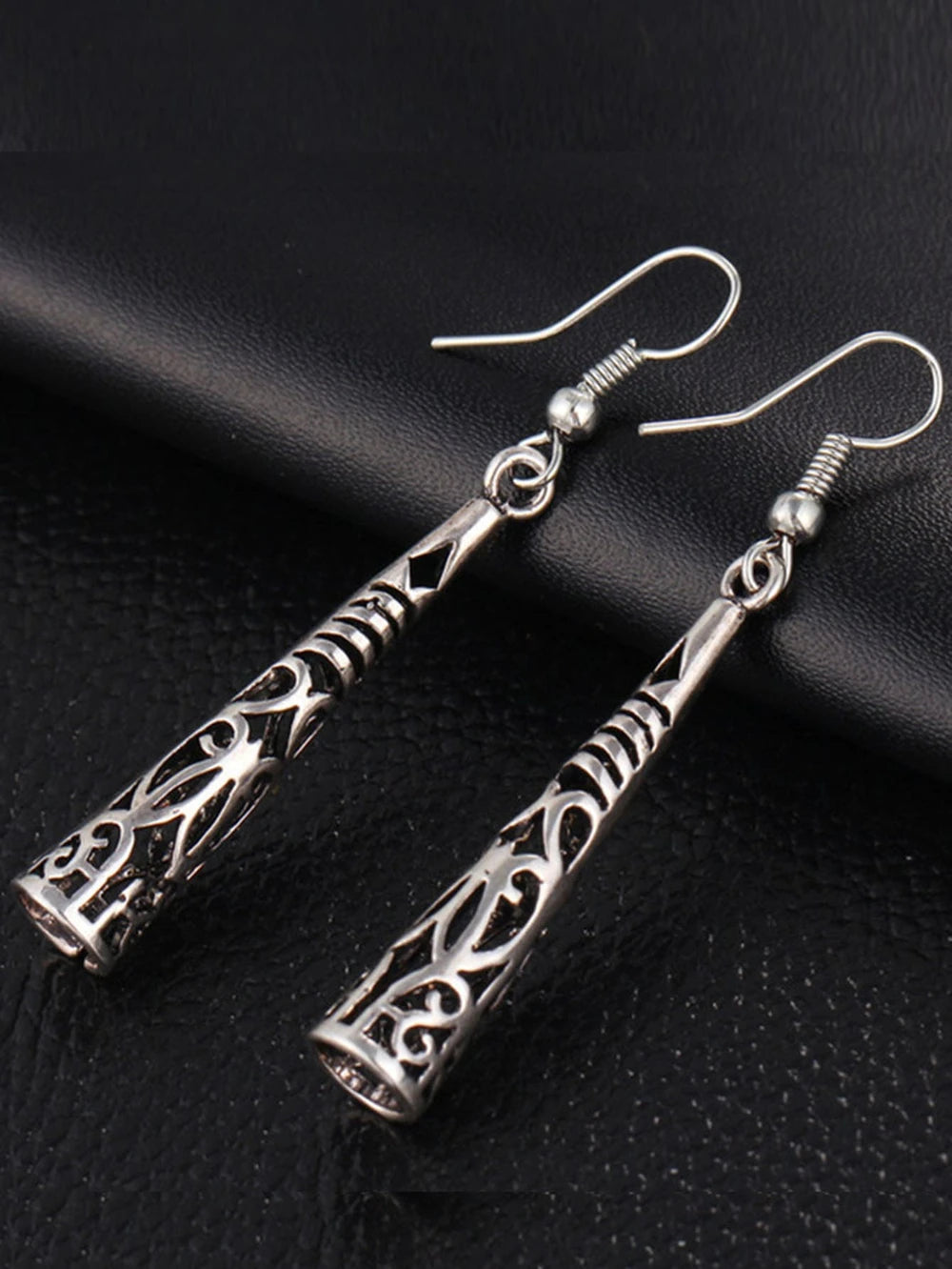 Vintage Silver Bohemian Flower Earrings